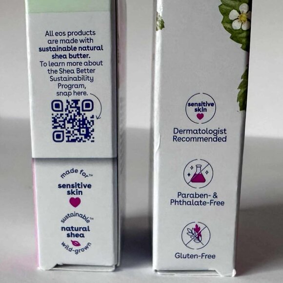 NIB - EOS 24H Moisture Super Balm – Strawberry Sorbet 2-Pack | - Picture 2 of 3